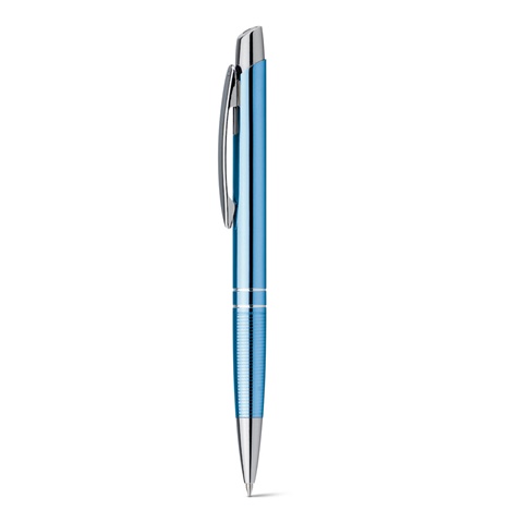 světle modrá 11081. Hliníkové kuličkové pero, světle modrá