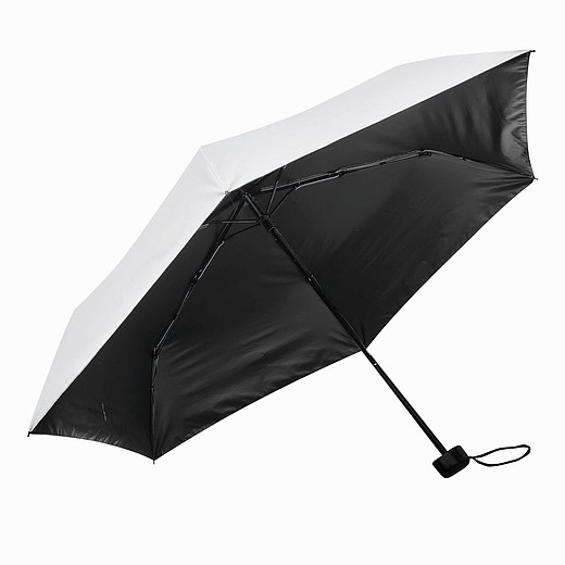 AGRIGENTO Kapesní deštník s UV ochranou, bílá