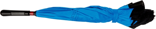 ALMARET Dvouvrstvý deštník, rozměry 105 x 85 cm, černo světle modrá