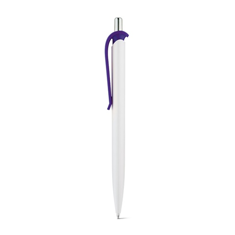 fialová ANA. Kuličkové pero ABS s klipem, fialová