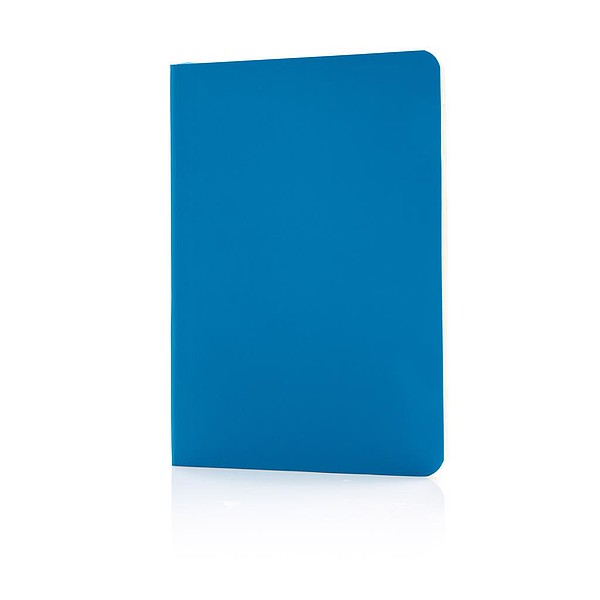 ANABELA Standardní poznámkový blok s měkkou vazbou, modrá