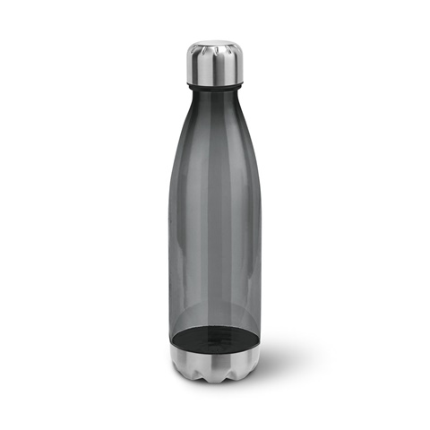 černá ANCER. Sportovní láhev z AS a nerezové oceli 700 ml, černá