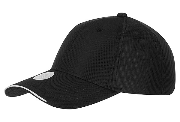 ANGELIKA Sportovní čepice s UV ochranou 30+, černá
