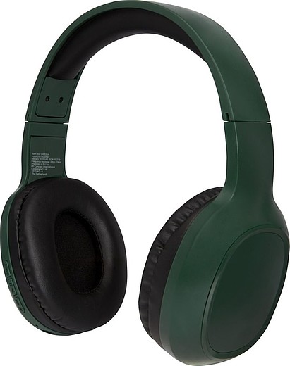 ARILAN Bezdrátová sluchátka s mikrofonem, zelená