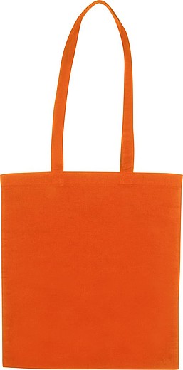 BANABA Pevná nákupní taška s dlouhými uchy, oranžová