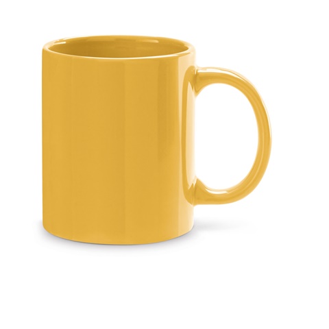 žlutá BARINE. Keramický hrnek o objemu 350 ml, žlutá