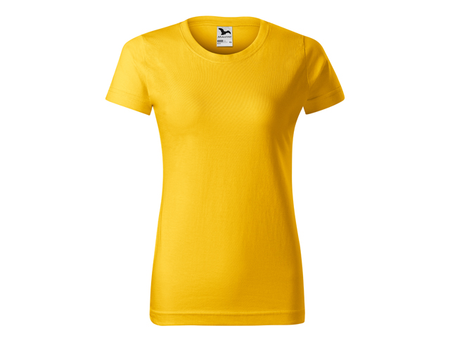 BASIC T-160 WOMEN dámské tričko, 160 g/m2, vel. XS, ADLER, Žlutá