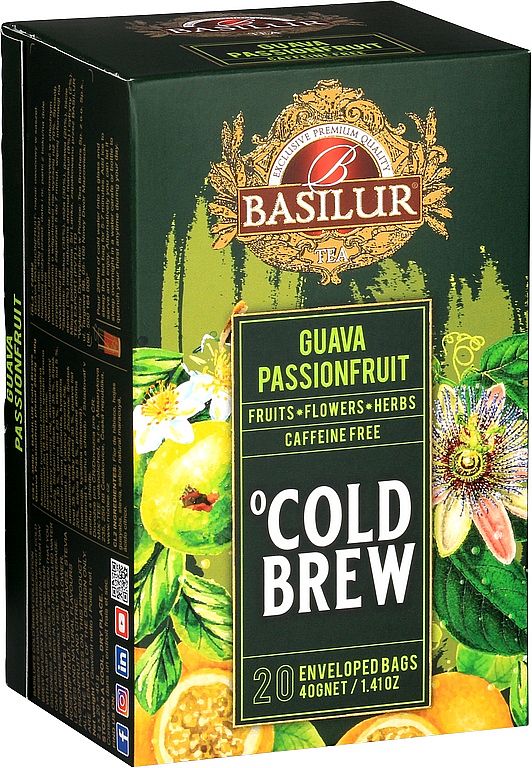 BASILUR Cold Brew Guava Passionfruit přebal 20x2g