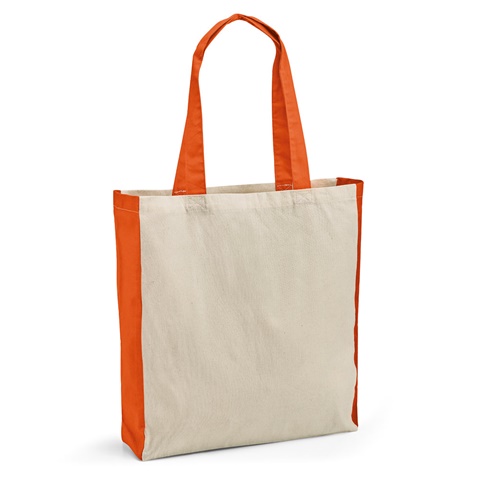 BAZAR. 100% bavlněná taška, oranžová