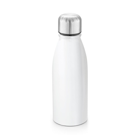 bílá BEANE. 500 ml hliníková sportovní láhev, bílá