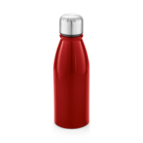 červená BEANE. 500 ml hliníková sportovní láhev, červená