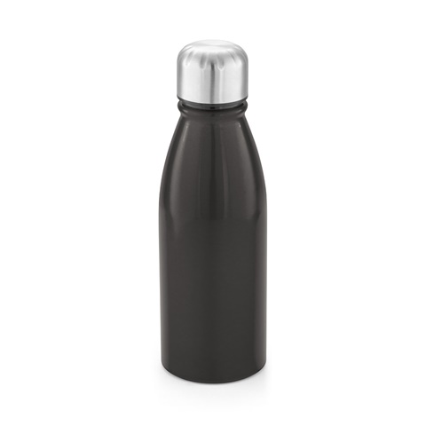 Ocelově šedá BEANE. 500 ml hliníková sportovní láhev, ocelově šedá