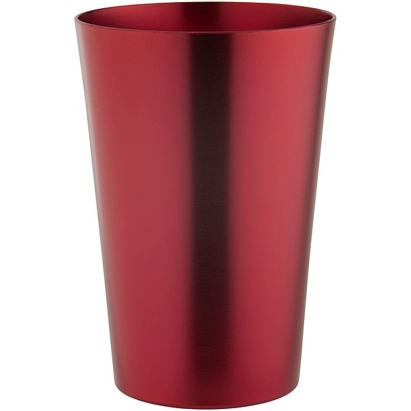 BELLINI Pivní sklenice Glimmer, červená