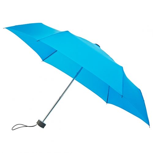 BESIR Skládací ultra lehký deštník s odlehčenou konstrukcí, světle modrá