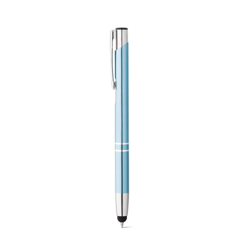 BETA TOUCH. Hliníkové kuličkové pero, světle modrá