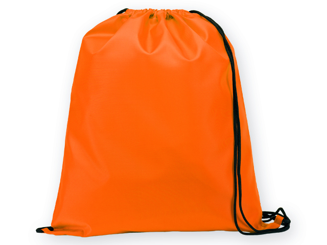 BEXINGTON polyesterový stahovací batoh, 210D, Oranžová