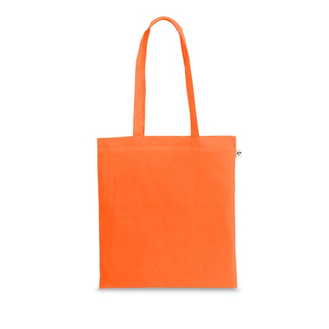 oranžová CAIRO. Taška z recyklované bavlny (70%) a polyesteru (30% rPET) (180 g/m²), oranžová