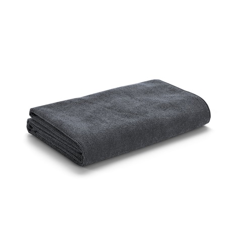 tmavě šedá CALIFORNIA. Plážový ručník z mikrovlákna (250 g/m²), tmavě šedá