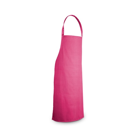 růžová CUMIN. Bavlněná keprová zástěra (180 g/m²), růžová