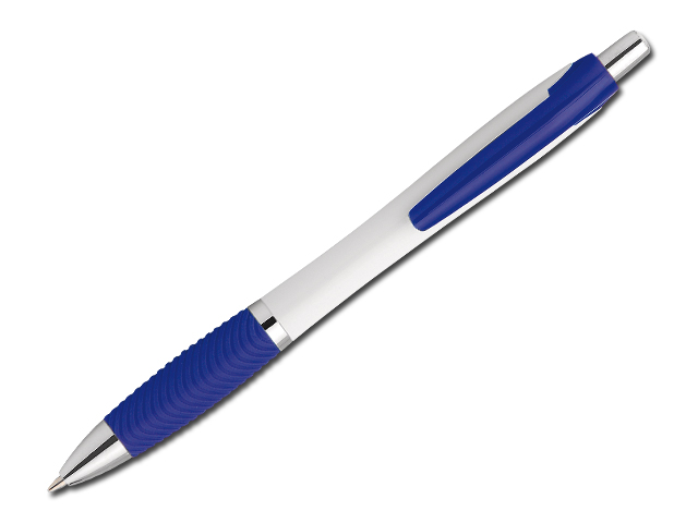 DARBY plastové kuličkové pero, modrá náplň, Modrá