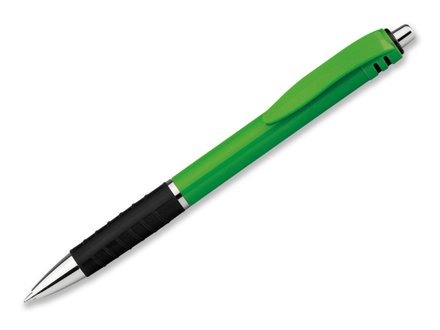 DAREN plastové kuličkové pero, modrá náplň, Zelená