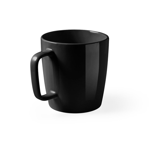 černá DHONI. Keramický hrnek 450 ml, černá