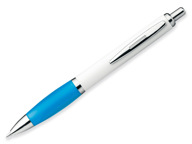 DIGIT plastové kuličkové pero, modrá náplň, Světle modrá