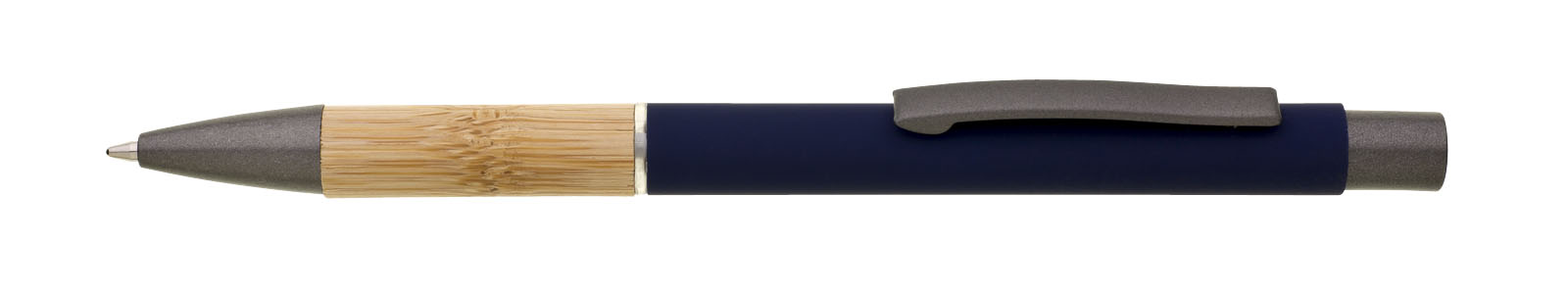 DORIO SOFT propiska bambus/kov - hrot 1,0 mm, modrá
