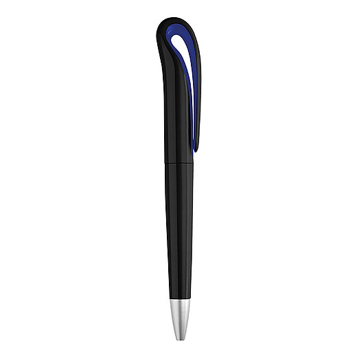 DREAK Plastové kuličkové pero s otočným mechanismem, modrá náplň, modré