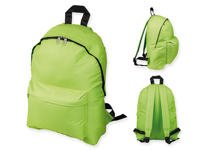 ELODIE polyesterový batoh, 600D, Světle zelená