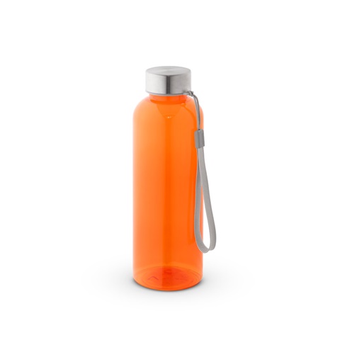 oranžová ENDERS M. Recyklovaného PET (100% rPET) láhev s lesklým průsvitným povrchem 600 ml, oranžová