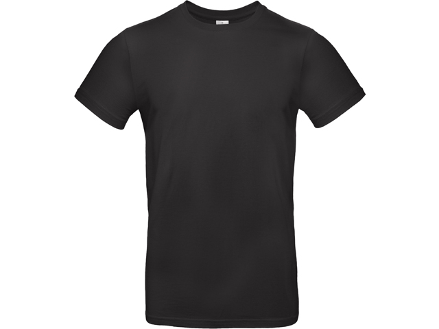 EXALTICO XTRA pánské tričko, 185 g/m2, vel. S, B&C, Černá