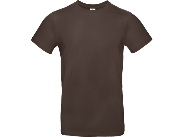 EXALTICO XTRA pánské tričko, 185 g/m2, vel. S, B&C, Hnědá