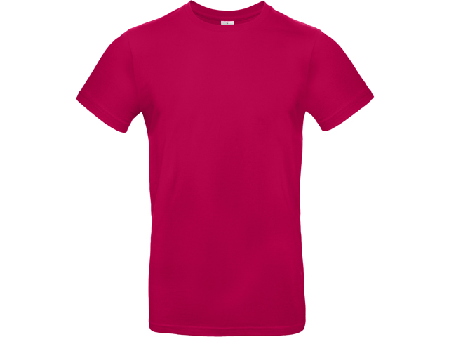EXALTICO XTRA pánské tričko, 185 g/m2, vel. S, B&C, Růžová