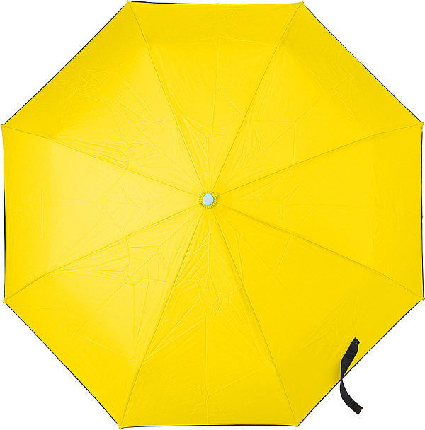 FELICIDAD Skládací automatický OC deštník, rozměry 95 x 30 cm, žlutý