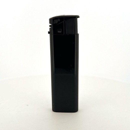 FUDION Plastový elektrický zapalovač, černá