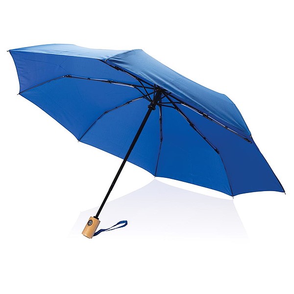 GETAFO Automatický deštník z recyklovaného PET materiálu, průměr 96 cm, světlá královská modrá