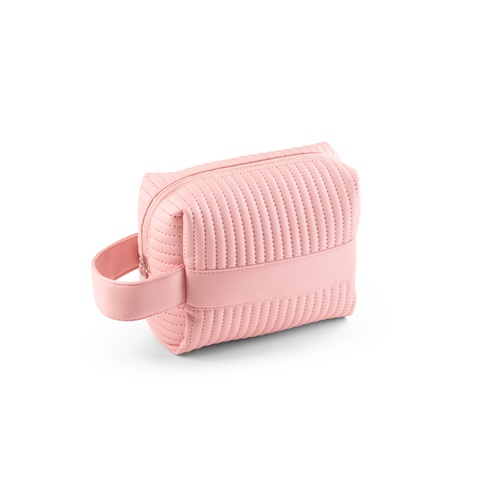 světle růžová GILI. PU kabelka (21 % recyklovaný PU a 30 % recyklovaný polyester), světle růžová