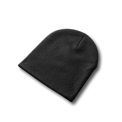 černá HAWK. Recyklovaný polyester (100 % rPET) inisex čepice, černá