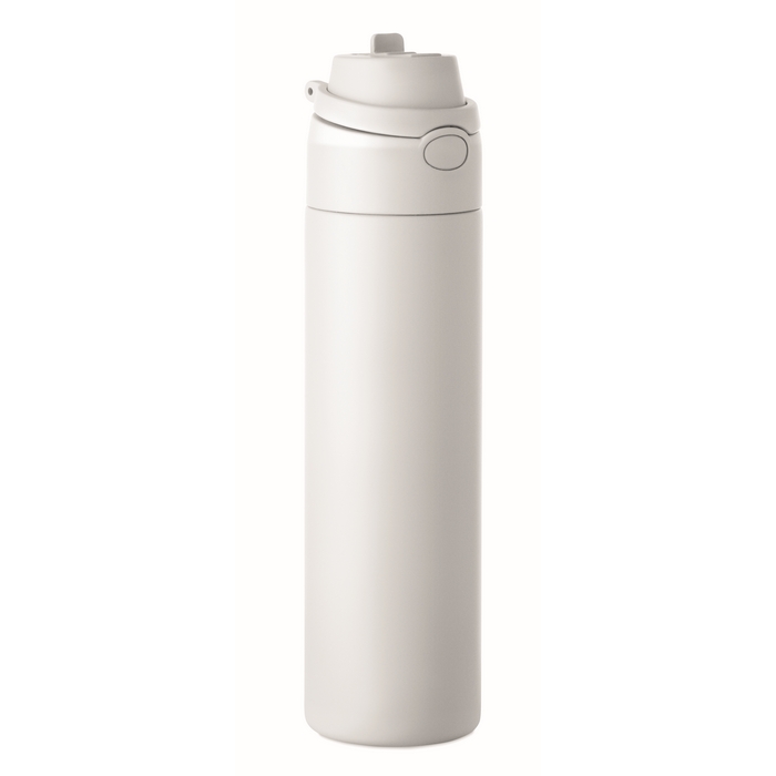 bílá Jednostěnná láhev 650ml, bílá