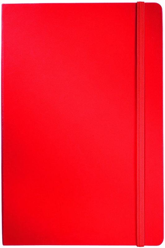 KALON Zápisník A5 se záložkou, 80 stran, červená