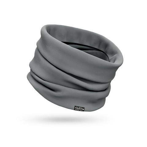 šedá KOLKATA. Recyklovaného polyesteru (100% rPET) multifunkční šátek (120 g/m²), šedá