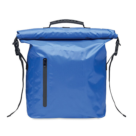 LAGIR Voděodolný rolovací batoh z recyklovaného 210D polyesteru, modrá