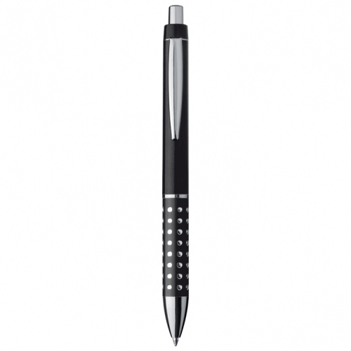 LANDRY Kuličkové pero, modrá náplň, třpytivé efekty v úchopu, černé