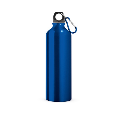 královská modrá LANDSCAPE L. Hliníková sportovní láhev s karabinou 800 ml, královská modrá