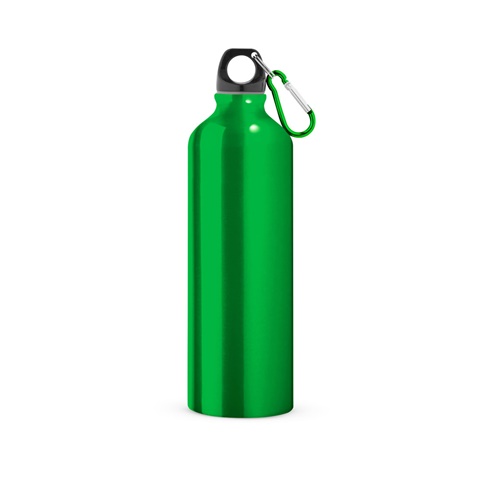 světle zelená LANDSCAPE L. Hliníková sportovní láhev s karabinou 800 ml, světle zelená