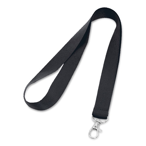 černá LARIAT. Polyesterová šňůrka, černá