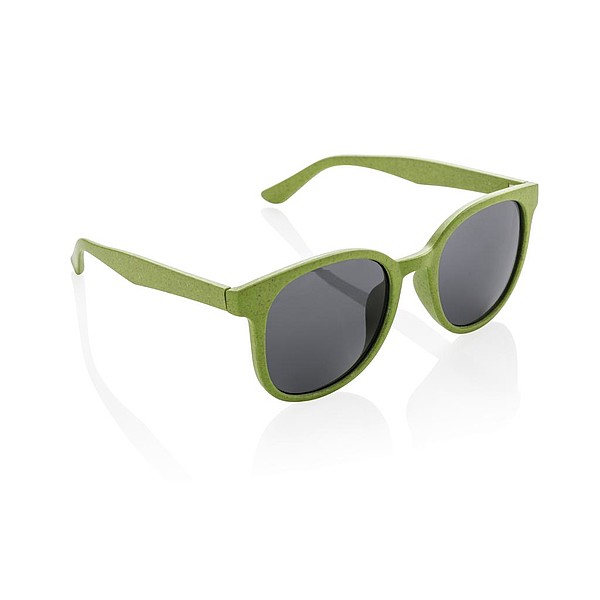 LERMO Eko sluneční brýle s obroučkami z lisované pšeničné slámy, zelená