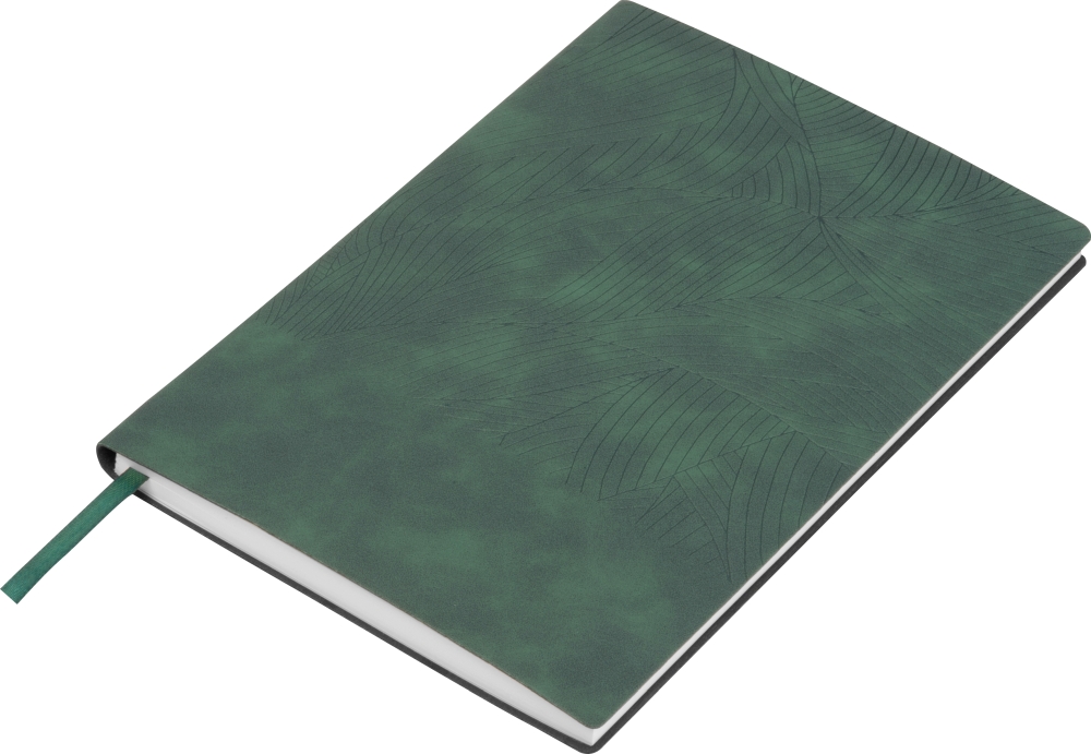 tmavě zelená Linkovaný zápisník A8, tmavě zelená