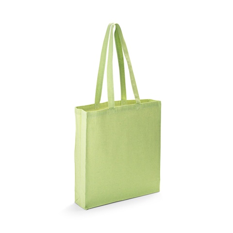 světle zelená MARACAY. Taška z recyklované bavlny (70 %) a polyesteru (30 % rPET) (140 g/m²), světle zelená